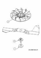 Ersatzteile WOLF-Garten Elektro Rasenmäher ohne Antrieb Ambition 33 E Typ: 18D-M4D-650  (2011) Messeraufnahme 