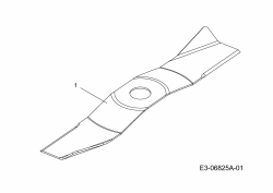 Ersatzteile WOLF-Garten Elektro Rasenmäher ohne Antrieb Ambition 40 E Typ: 18D-N4S-650  (2011) Messer 