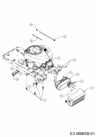 Ersatzteile MTD Rasentraktor 13.5/38 Typ: 13A1765F308  (2014) Motorzubehör 