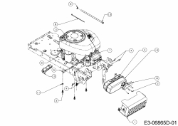 Ersatzteile Troy-Bilt Rasentraktoren TB 38 Typ: 13A177KF309  (2016) Motorzubehör