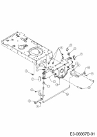 Ersatzteile MTD Rasentraktor 15.5/42 Typ: 13AM775S308  (2016) Vorderachse 