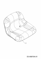 Ersatzteile MTD Rasentraktor 20/42 Typ: 13BT77KS308  (2018) Sitz 