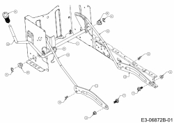 Ersatzteile MTD Rasentraktor 17.5/42 Typ: 13AN775S308  (2014) Mähwerksaushebung 