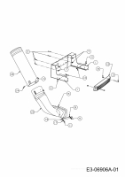 Ersatzteile Zubehör Zero Turn Grasfangeinrichtung für RZT 42 mit Mähwerk G (42/107cm) Typ: 19A70005100  (2011) Anbauteile, Auswurfschacht