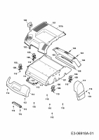 Ersatzteile Gutbrod Motorvertikutierer GS 40 V Typ: 16AH8AMQ690  (2011) Vertikutierergehäuse