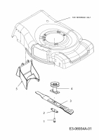Ersatzteile Mastercut Motormäher mit Antrieb SP 530-850 BL Typ: 12A-869I659  (2011) Messer, Mulchstopfen