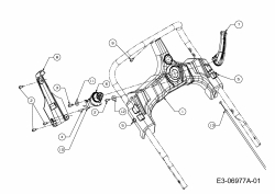 Ersatzteile Massey Ferguson Motormäher mit Antrieb MF 19 SB Typ: 12AI186K695  (2011) Bedienkonsole