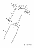 Ersatzteile MTD Akku Rasenmäher Optima 34 Li-Ion Typ: 18AWF3B-600  (2014) Holm 