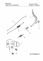 Ersatzteile MTD-Motoren Vertikal 2P70MHD Typ: 752Z2P70MHD  (2015) Regler