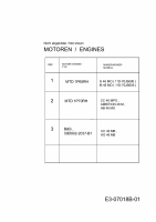 Ersatzteile MTD Benzin Rasenmäher ohne Antrieb KG 46 MB Typ: 11A-700G696  (2012) Motor 