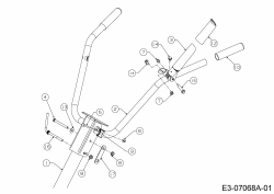 Ersatzteile MTD Motorhacke T 330 B Typ: 21C-332A602  (2011) Holm 