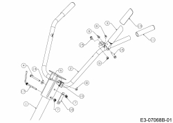 Cub Cadet Ersatzteile Motorhacken FT 24 21B-34M8710  (2017) Holm