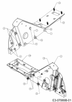 Ersatzteile MTD Motorhacke T/330 M Typ: 21D-33MV678  (2018) Rahmen 