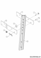 Ersatzteile MTD Motorhacke T 380 B 700 Typ: 21C-382X602  (2013) Sporn 