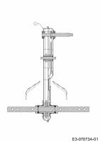 Ersatzteile MTD Motorhacke T 330 B Typ: 21C-332A602  (2011) Kettenkasten 