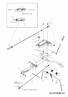 Ersatzteile MTD Motorhacke T 380 Typ: 21C-382A678  (2012) Holm 
