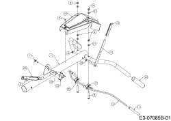 Cub Cadet Ersatzteile Motorhacken FT 24 R 21A-39M8710  (2017) Holm