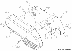 Ersatzteile MTD Motorhacke T/380 M Typ: 21D-38MT678 (2019) Keilriemenschutz 