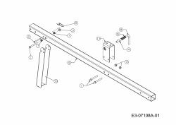 Ersatzteile MTD Holzspalter LS 550 Typ: 24AF550C678  (2011) Zugstange 
