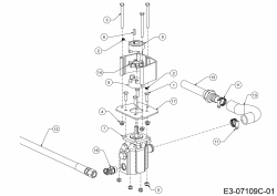 Ersatzteile MTD Holzspalter LS 550 Typ: 24AI550C678 (2019) Zahnradpumpe 