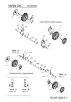 Ersatzteile Yard-Man Laubsauger mit Häckselfunktion Yard Vac Typ: 24A-060F643  (2011) Höhenverstellung, Räder