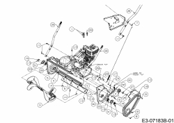 Ersatzteile MTD Schneefräse M 53 Typ: 31A-2M1E678  (2015) Fräsgehäuse, Schnecke, Unterholm 