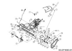 Cub Cadet Ersatzteile Schneefräsen 221 LHP 31AR2T6D603  (2020) Fräsgehäuse, Schnecke, Unterholm