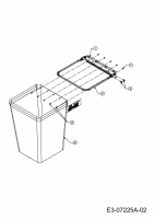 Ersatzteile Zubehör Zero Turn Grasfangeinrichtung für RZT 50 mit Mähwerk P (50/127cm) Typ: 590-303-000  (2008) Grasfangsack