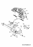 Ersatzteile Zubehör Zero Turn Grasfangeinrichtung für RZT 50 mit Mähwerk P (50/127cm) Typ: 19A70004100  (2012) Anbauteile, Auswurfschacht, Highlift Messer
