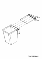 Ersatzteile Zubehör Zero Turn Grasfangeinrichtung für RZT 54 mit Mähwerk K (54/137cm) Typ: 19A-114-100  (2009) Grasfangsack
