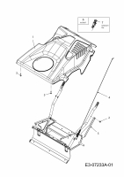 Ersatzteile MTD Schneefräse M 53 Typ: 31A-2M1E678  (2012) Motorabdeckung 