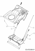 Ersatzteile MTD Schneefräse M 53 Typ: 31A-2M1E678  (2018) Motorabdeckung 