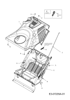 Cub Cadet Ersatzteile Schneefräsen 221 LHP 31AR2T6D603  (2013) Motorabdeckung