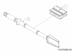 Ersatzteile WOLF-Garten Schneefräse Expert 5370 Typ: 31AR2T6D650  (2016) Reinigungswerkzeug 