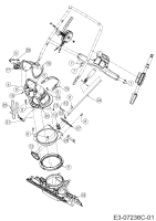 Cub Cadet Ersatzteile Schneefräsen 221 LHP 31AR2T6D603  (2020) Auswurfschacht