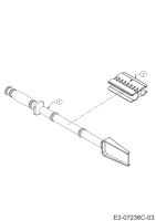 Cub Cadet Ersatzteile Schneefräsen 221 LHP 31AR2T6D603  (2020) Reinigungswerkzeug