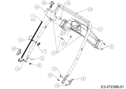 Cub Cadet Ersatzteile Schneefräsen 221 LHP 31AR2T6D603  (2017) Armaturenbrett, Oberholm