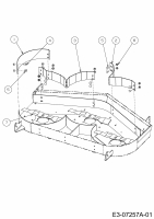 Ersatzteile Zubehör Zero Turn Mulch Kits für Z-Force 48 S mit Mähwerk B (48/122cm) Typ: 19A70016100  (2011) Grundgerät