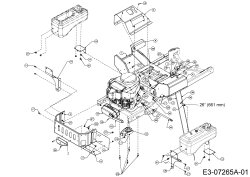 Cub Cadet Ersatzteile Zero Turn Z-Force 48 S 17AI5BHB603  (2011) Choke- und Gaszug, Motorzubehör