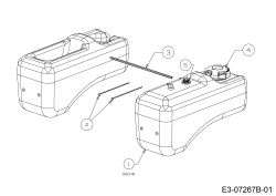 Cub Cadet Ersatzteile Zero Turn Z-Force S 54 17AI5GHC010  (2014) Tank