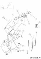 Ersatzteile Zubehör Utility Vehicle (4x2 und 4x4) Ladebrücke Elektrische Hebevorrichtung Typ: 39B-212-100  (2016) Grundgerät