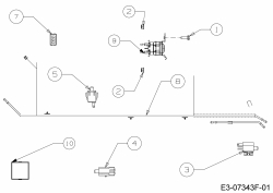 Ersatzteile Massey Ferguson Rasentraktoren MF 38-16 SH Typ: 13HD93GF695  (2016) Elektroteile
