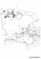 Ersatzteile Lux Tools Rasentraktoren RT 155-92 H Typ: 13WM77TE694  (2014) Geschwindigkeitsregelung