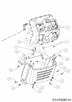 Ersatzteile MTD Rasentraktor Smart RG 145 Typ: 13HM76KG600  (2019) Armaturenbrett 