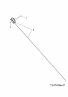 Ersatzteile MTD Benzin Rasenmäher mit Antrieb 53 SPHWMH Typ: 12A-85FQ676  (2012) Gaszug 