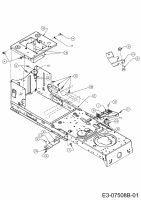 Ersatzteile Troy-Bilt Rasentraktoren Pony 42 Typ: 13AN77KS309  (2013) Rahmen