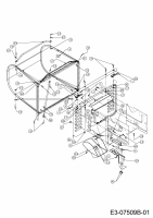 Ersatzteile Gartenland Rasentraktoren GL 12.5/76 T Typ: 13AH77KC640  (2018) Grasfangeinrichtung