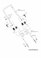 Ersatzteile Sterwins Motormäher mit Antrieb 460 BTCE Typ: 12DEJ68U638  (2012) Holmbefestigung