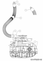 Ersatzteile MTD Rasentraktor 220/105 H Typ: 13HU99KN676  (2016) Ausgleichsbehälter, Hydrostat 