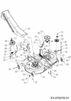 Cub Cadet Ersatzteile Rasentraktoren CC 1019 HN 13HJ91AN603  (2015) Mähwerk N (41/105cm)